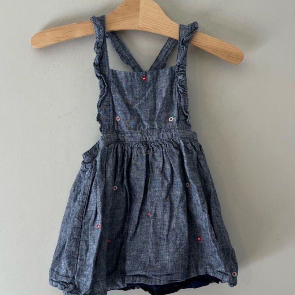 $20 ADD ON janie and jack denim dress rylee +‎ cru quincy mae hanna andersson